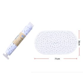 SZŐNYEG PVC CSÚSZÁSGÁTLÓS 36X71CM, FEHÉR