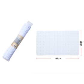 Family covor pvc antiderapants 38x68cm, alb