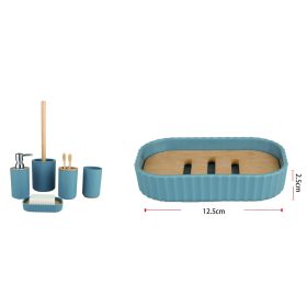 Family săpunieră pp 12,5x2,5cm albastru