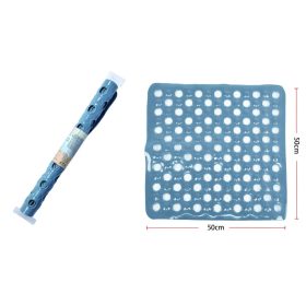 Family covor pvc de baie antiderapants 50x50cm albastru