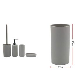 Family pahar de baie 13x6,7cm gri