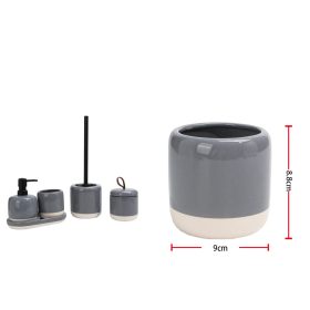 Family cană ceramică de baie 9x8,8cm gri