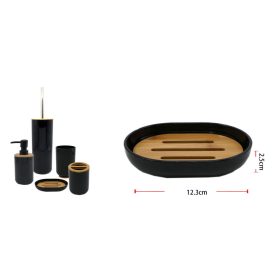 Family săpunieră ps. 12,3x2,5cm negru