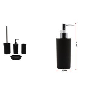 Family dozator de săpun 20x6,7cm negru