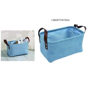 Family recipientcoș bársony 28cmx17cmx15cm albastru