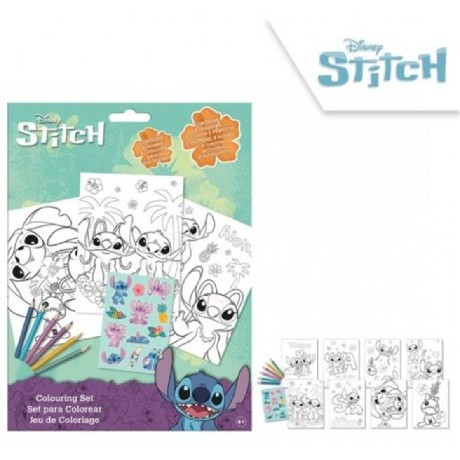 Family színező csomag matricával LILO ÉS STITCHES
