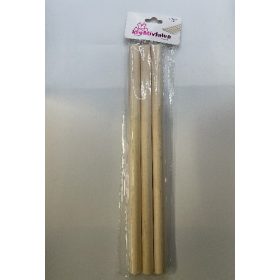 Family lemn bară 3 buc, h: 30cm, d: 1,5cm