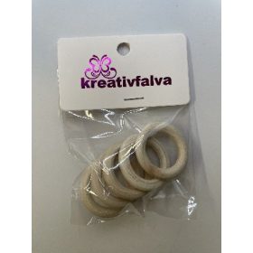 Family lemn karika 5 buc 3,5cm