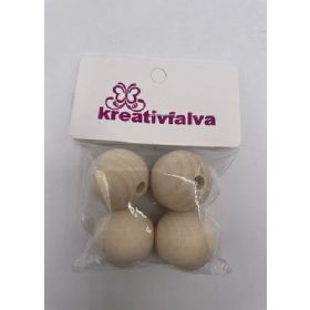 Family lemn bilă 2,5cm 4 buc