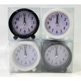 Family óra asztali kerek 4f. szín 10*4cm