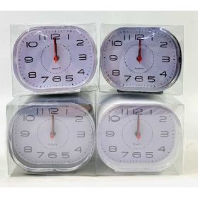 Family óra asztali ovális 4f. szín 10*12*4,5cm