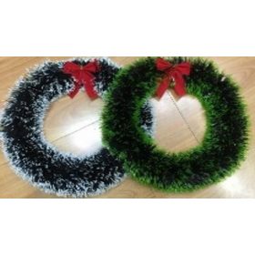 Family de Crăciun coroană 20cm 2 modele