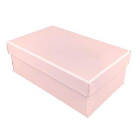 Family ornamentcutie 17x10,5x6cm hârtie, pudră roz