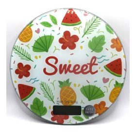   Family konyhai mérleg "színes konyhai eszközök" max 5kg 19cm