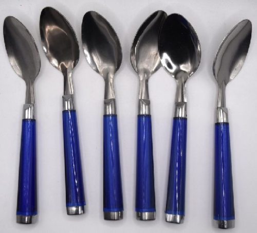 Family kanál 6db-os műa. színes markolattal 15cm