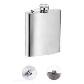 Family flaska fém 13,5x9,5cm 240ml