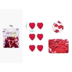 Family flitter inimăecscuțit 1x1cm 15g roșu