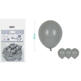 Family balon gri 10 buc 25cm