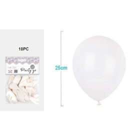 Family balon alb 10 buc 25cm