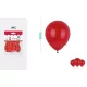 Family balon roșu 8 buc 30cm
