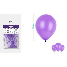 Family balon mov 8 buc 30cm