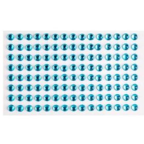 Family stras autoadeziv albastru-deschis diam.:7mm
