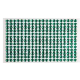 STRASSZKŐ ÖNTAPADÓS SMARAGD ZÖLD ÁTM:6MM