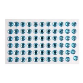 Family stras autoadeziv albastru-deschis diam.:10mm
