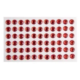 STRASSZKŐ ÖNTAPADÓS SMARAGD PIROS ÁTM:10MM