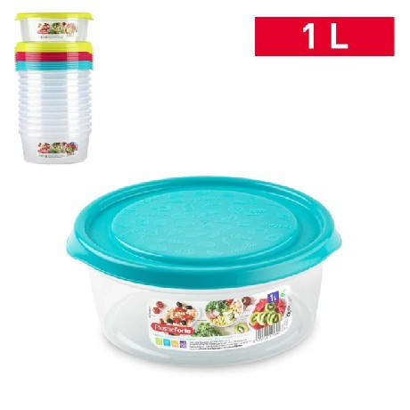 Family ételtároló doboz kerek műa. 1l