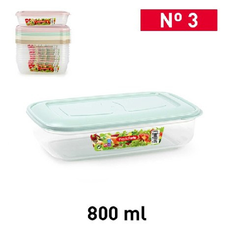 Family ételtároló doboz szögletes műa. 800ml