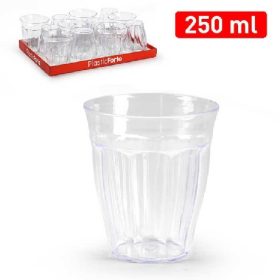 Family kávéspohár 250ml átlátszó műa