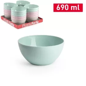 Family bol plastic 690ml rotund
