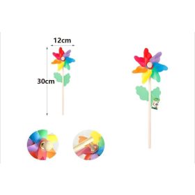 Family morișcă de vânt multicolor 30x12cm