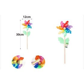 Family morișcă de vânt cu buline 30x12cm