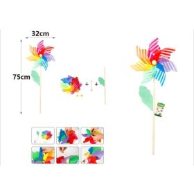 Family morișcă de vânt cu dungi 75x32cm