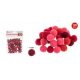 Family pompom vegyes piros 1,5cm 120db-os