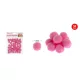 Family pompom sötét roz 1,5cm 50 buc