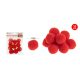 Family pompom piros 3cm 10db-os