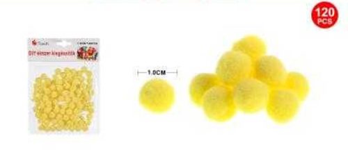 Family pompom sárga 1cm 120db-os