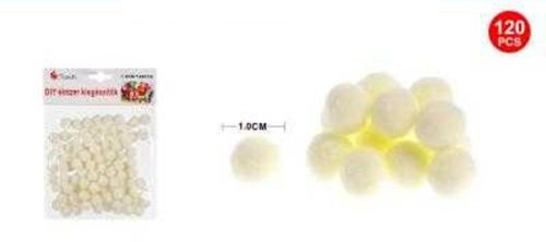 Family pompom bézs 1cm 120db-os