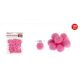 Family pompom sötét rózsaszín 1cm 120db-os