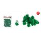 Family pompom csillámos zöld 1cm 120db-os