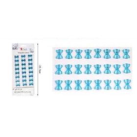 Family stras autoadeziv albastru culoare