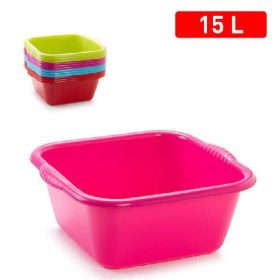 Family lighean plastic 15l mai multe culori