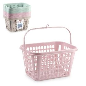 Family coș plastic MAI MULTE CULORI