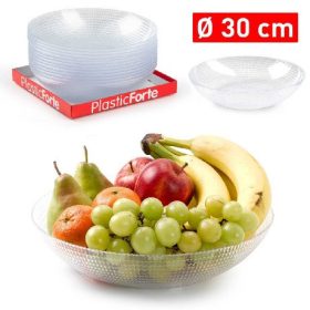 Family gyümölcskosár műa. 30cm átlátszó