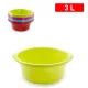 Family bol plastic 3l mai multe culori