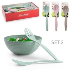 Family salátás set plastic 2 buc