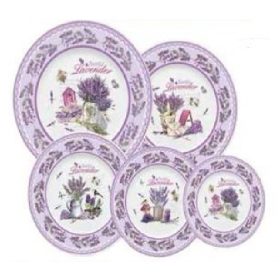 Family lapos farfurie 25cm levendula